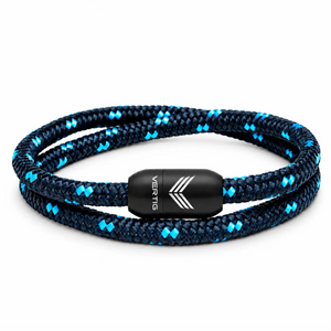 Paracord Bracelet Magnetic Dark Blue