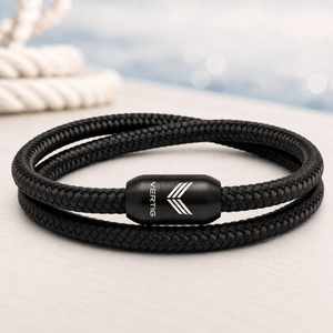 Paracord Bracelet Magnetic Black