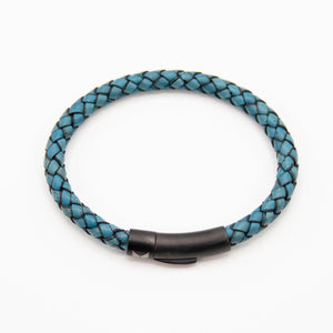 Vertig Leather Bracelet Vintage Blue