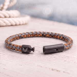 Vertig Leather Bracelet Vintage Bronze