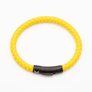 Vertig Leather Bracelet Yellow