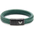 Vertig Magnetic Leather Bracelet Green