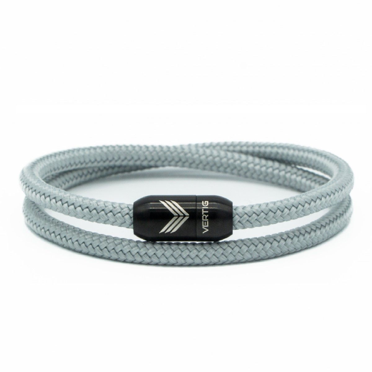 VERTIG Aqua Grey Magnetic Paracord Bracelet - VertigStore