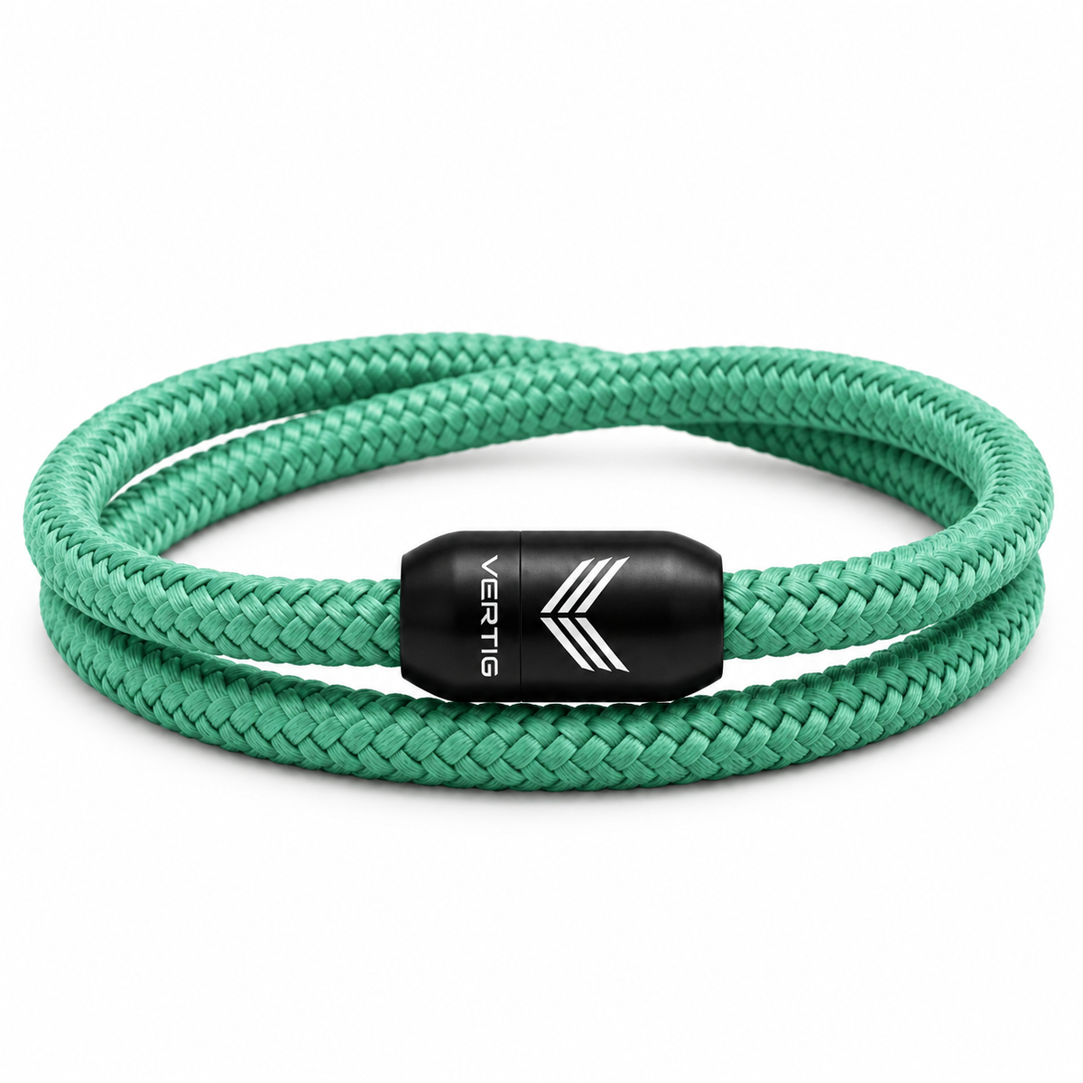 Paracord Bracelet Magnetic Green