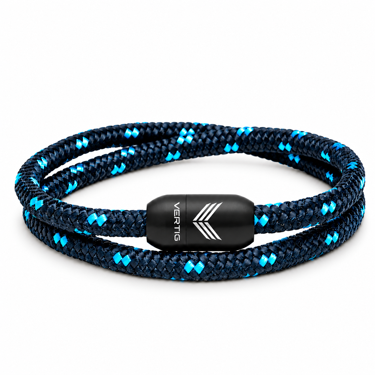 Paracord Bracelet Magnetic Dark Blue