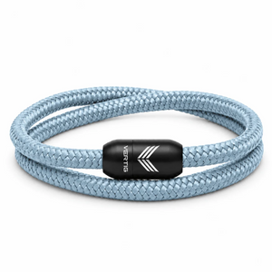 Paracord Bracelet Magnetic Grey