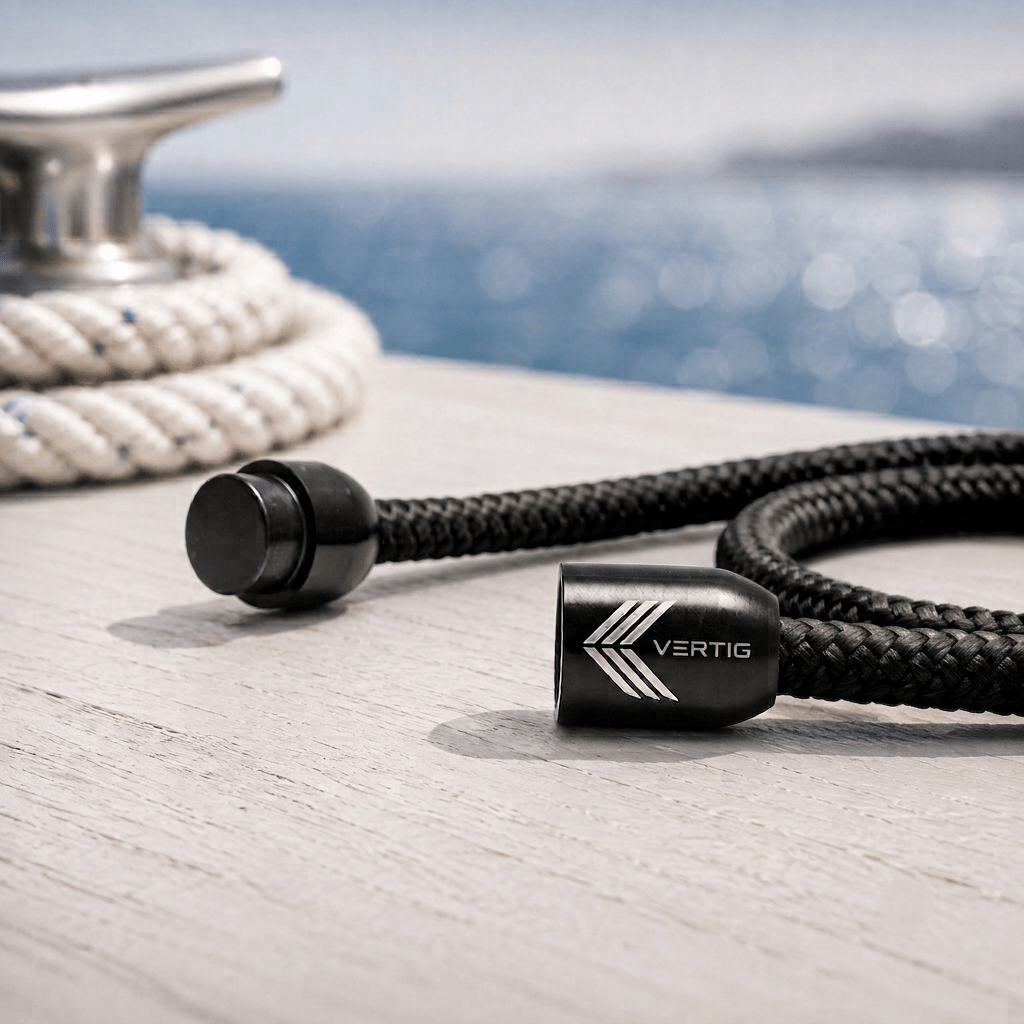 Paracord Bracelet Magnetic Black