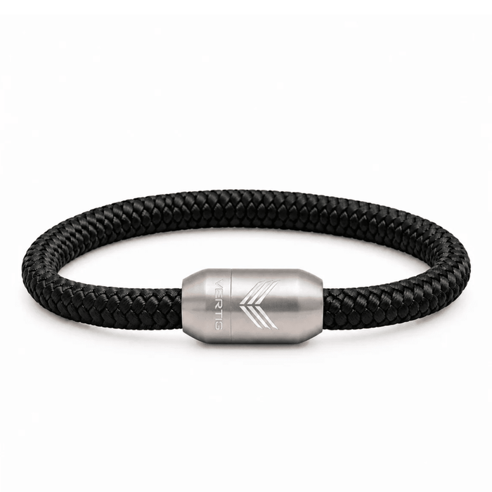 Paracord Bracelet Magnetic Black