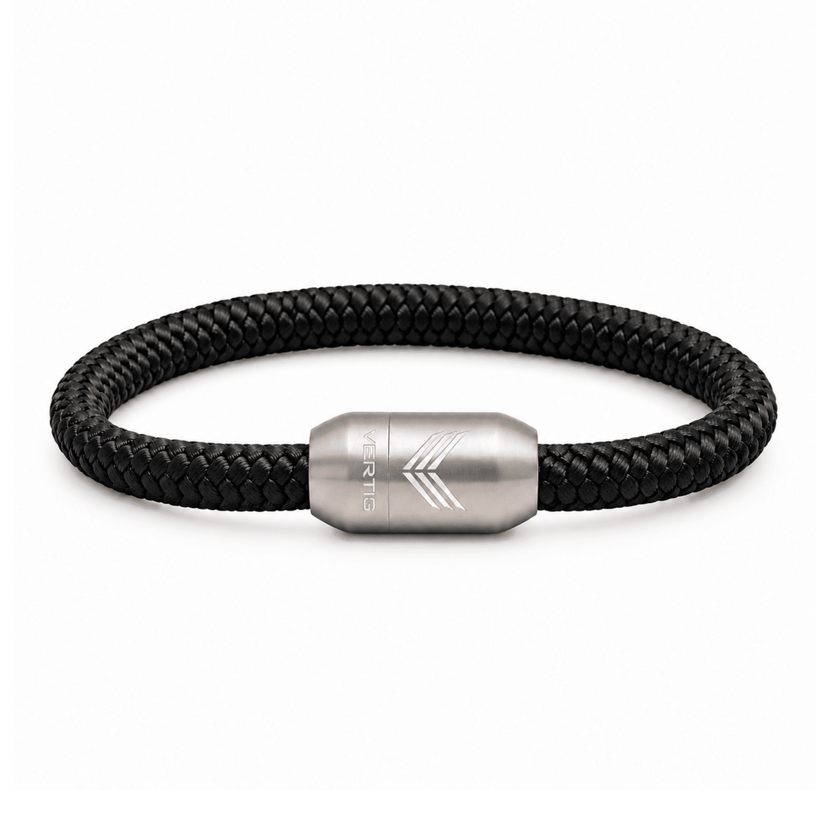 Paracord Bracelet Magnetic Black