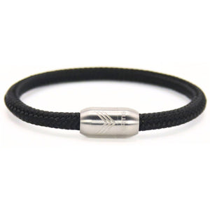 Paracord Bracelet Magnetic Black