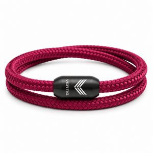 Paracord Bracelet Magnetic Burgundy