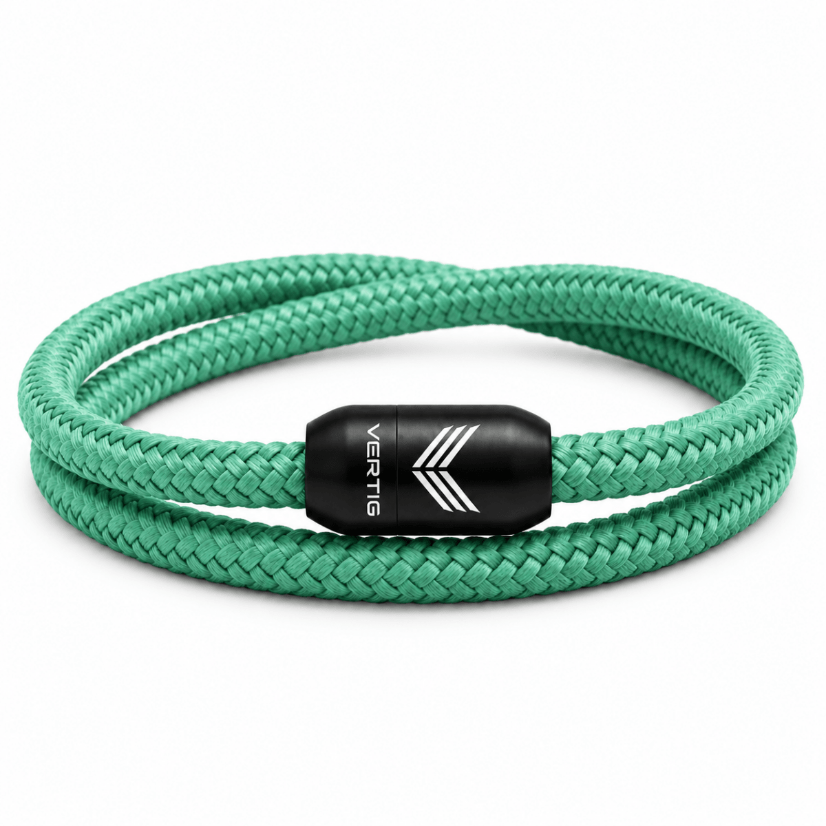 Paracord Bracelet Magnetic Green