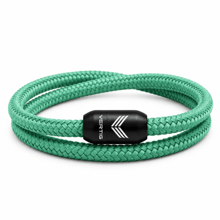 Paracord Bracelet Magnetic Green