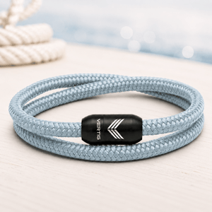 Paracord Bracelet Magnetic Grey