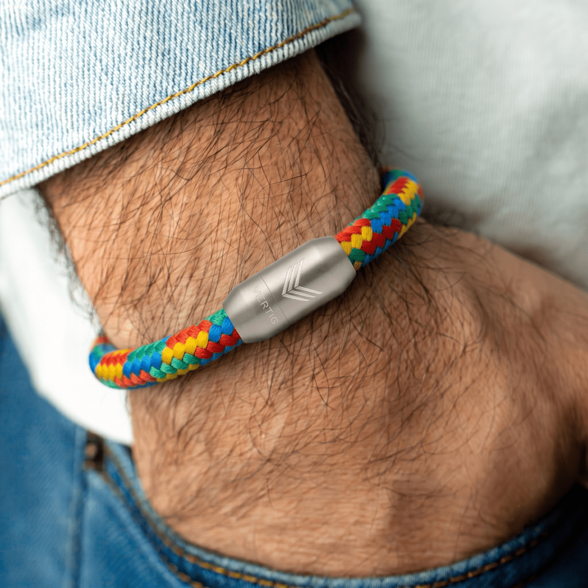Paracord Bracelet Magnetic Multicolor