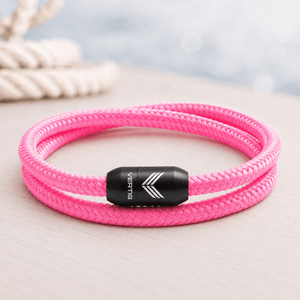 Paracord Bracelet Magnetic Pink