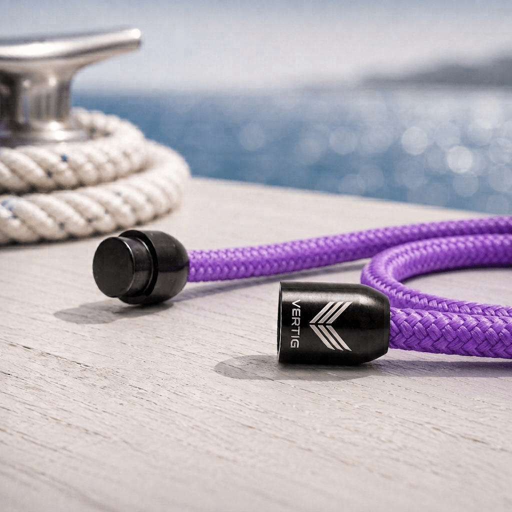 Paracord Bracelet Magnetic Purple