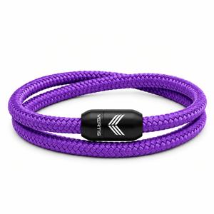 Paracord Bracelet Magnetic Purple