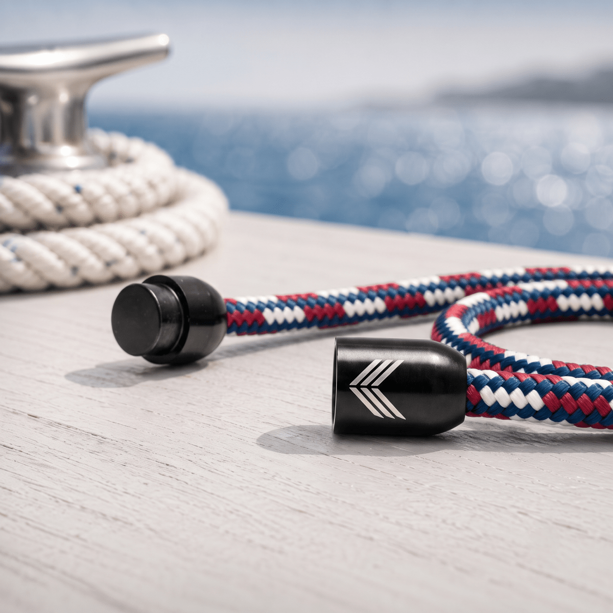 Paracord Bracelet Magnetic Red White