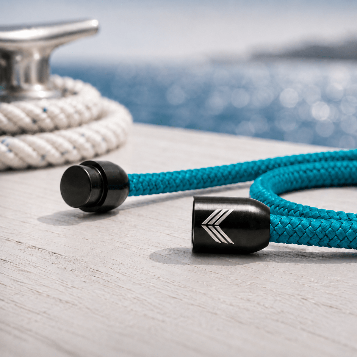 Paracord Bracelet Magnetic Turquoise