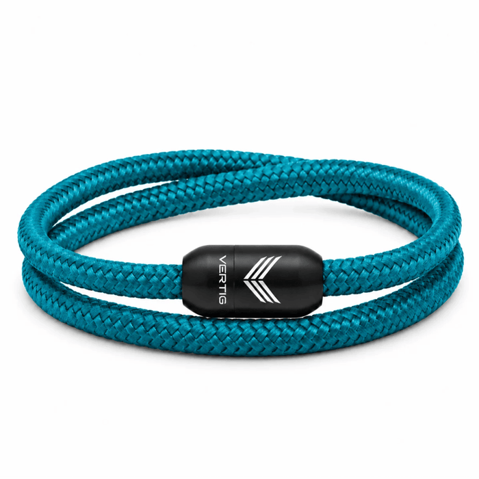 Paracord Bracelet Magnetic Turquoise