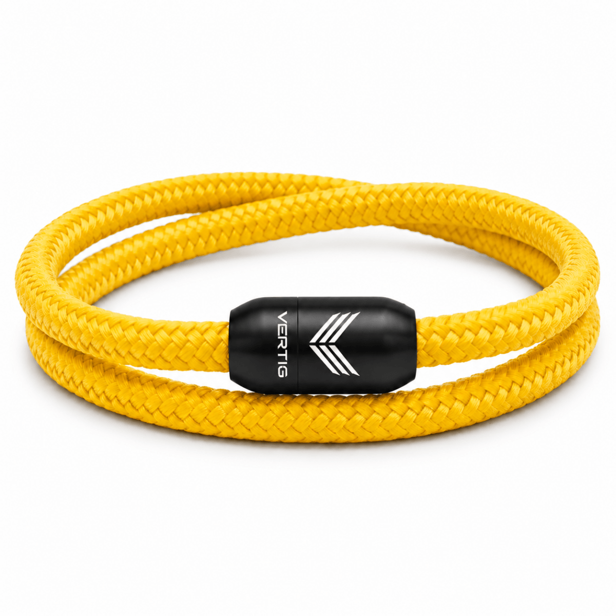 Paracord Bracelet Magnetic Yellow