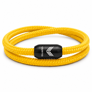Paracord Bracelet Magnetic Yellow