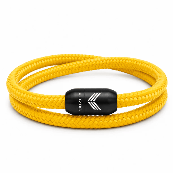 Paracord Bracelet Magnetic Yellow