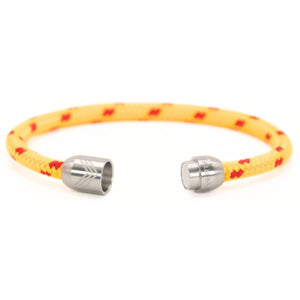 Paracord Bracelet Magnetic Yellow Red