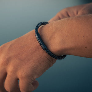 Vertig Leather Bracelet Black