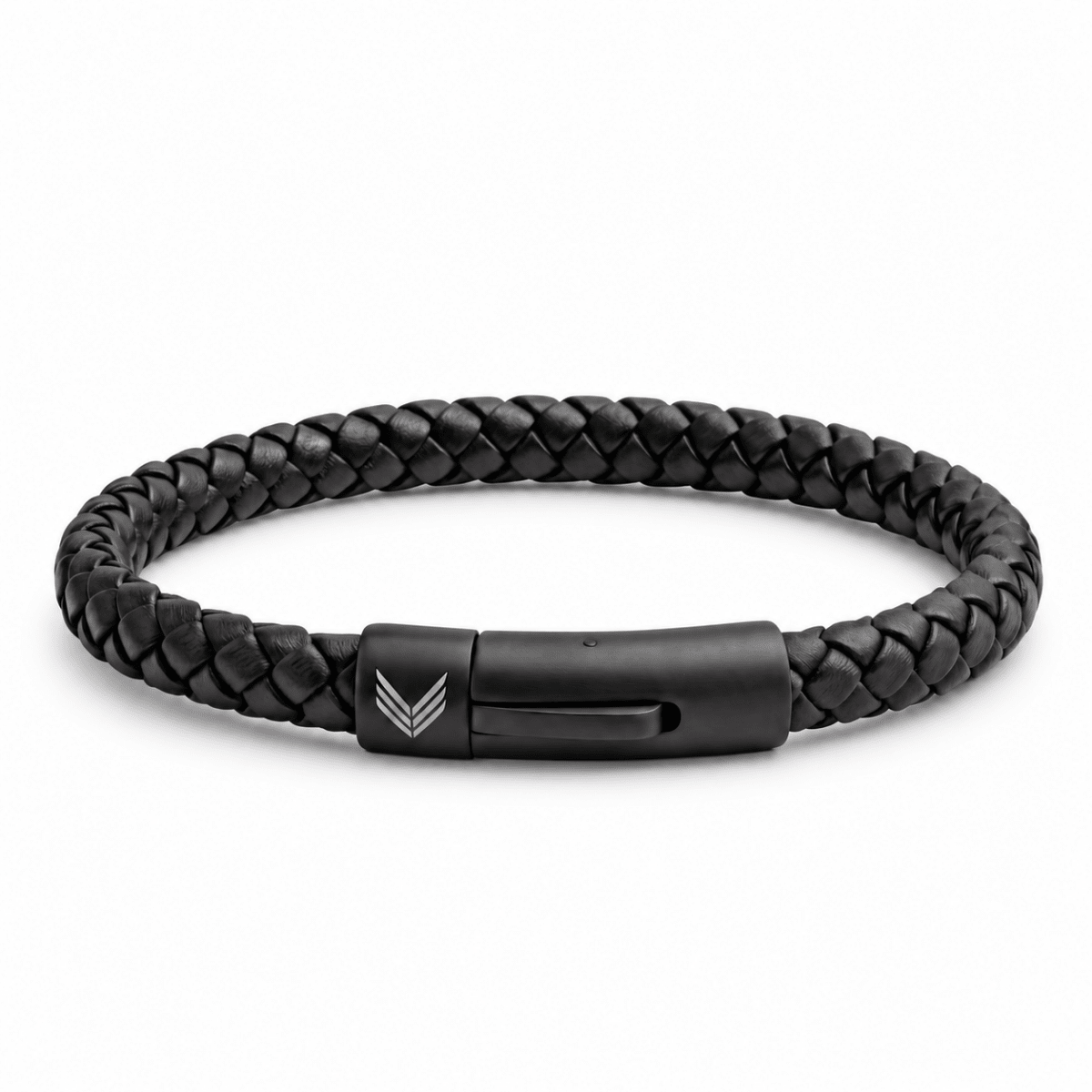 Vertig Leather Bracelet Black