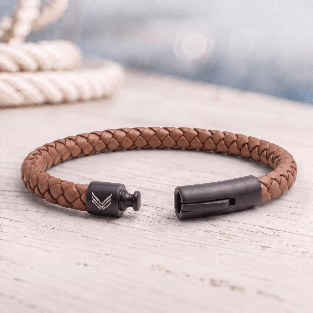 Vertig Leather Bracelet Brown