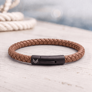 Vertig Leather Bracelet Brown