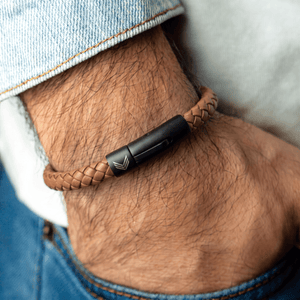 Vertig Leather Bracelet Brown