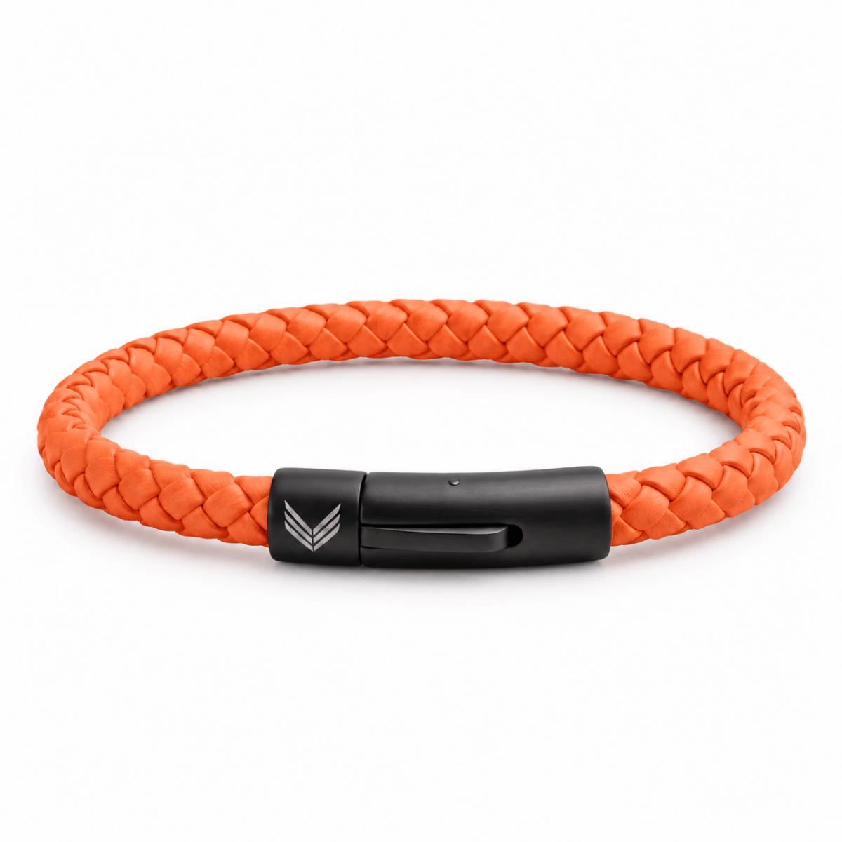 Vertig Leather Bracelet Orange
