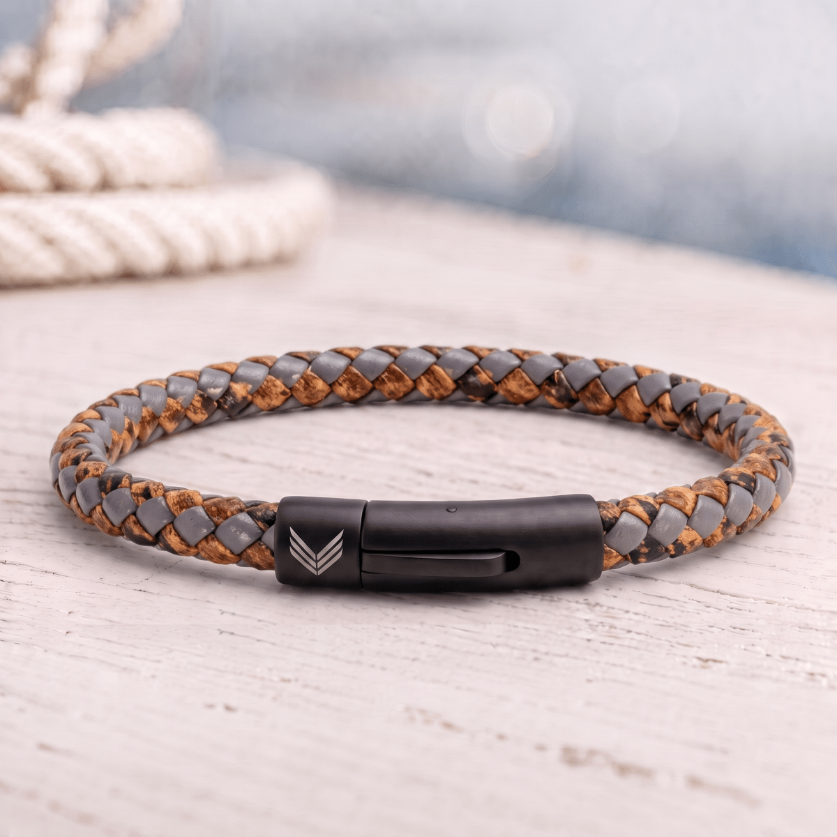 Vertig Leather Bracelet Vintage Bronze