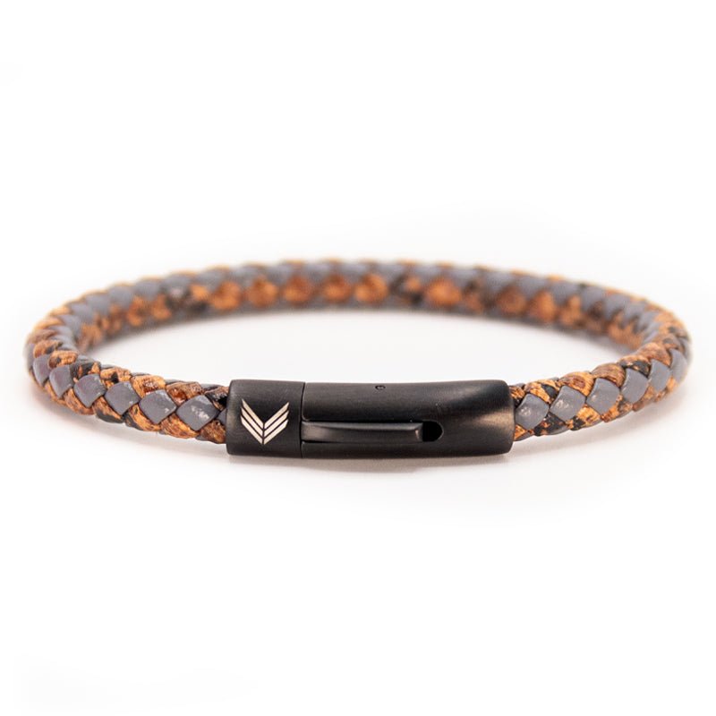 2024 Iridescent Bronze leather bracelet