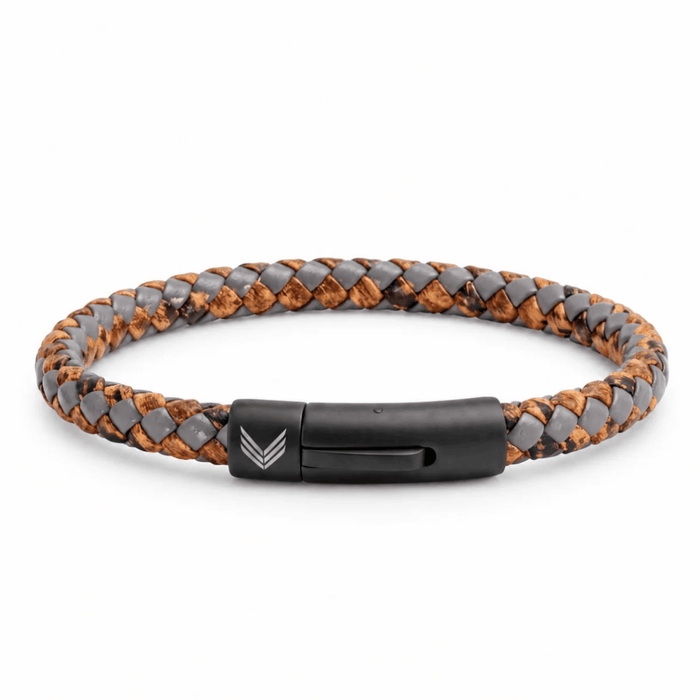 Vertig Leather Bracelet Vintage Bronze