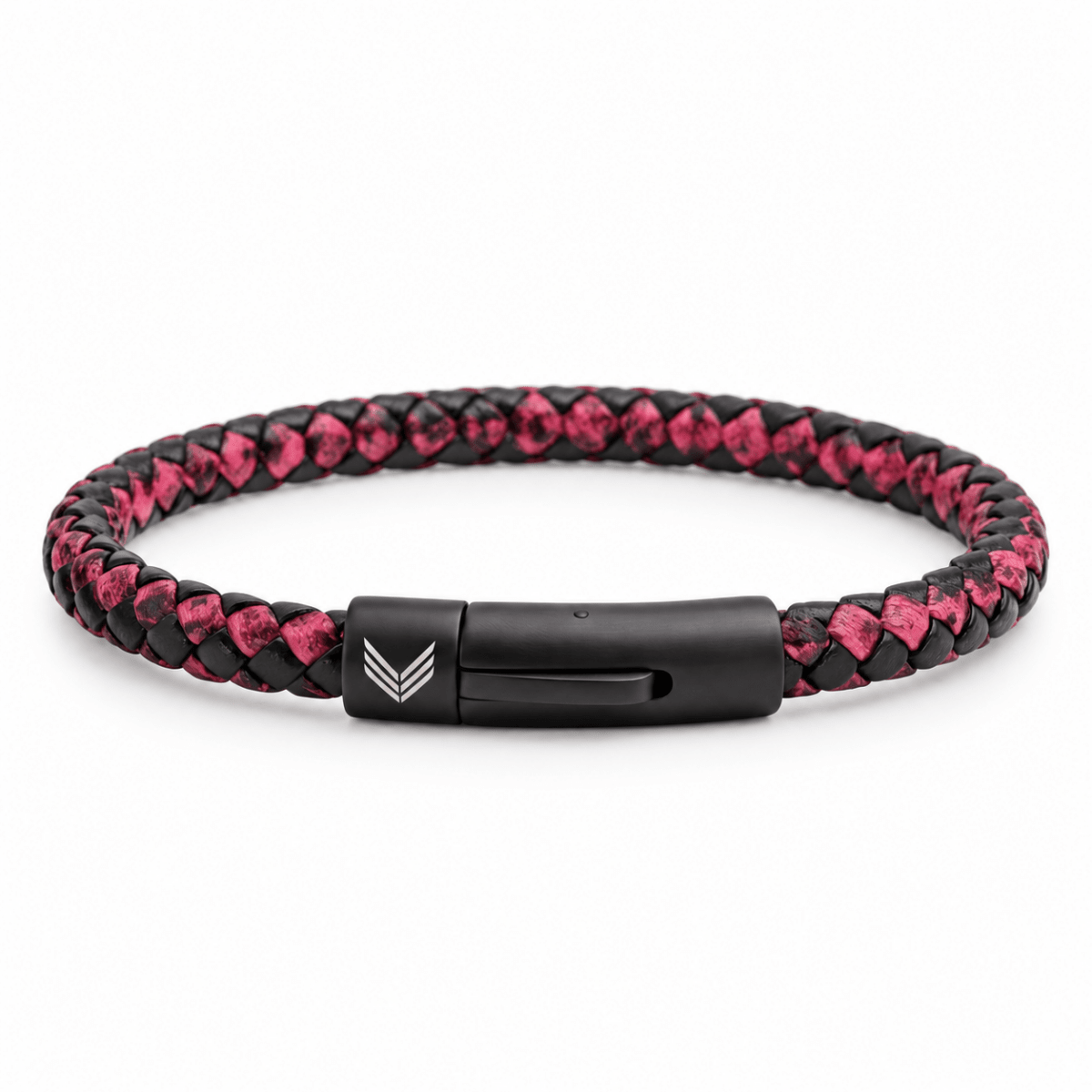 Vertig Leather Bracelet Vintage Red