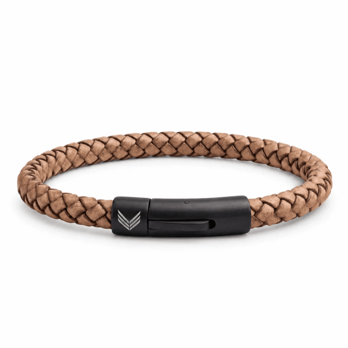 Vertig Leather Bracelet Vintage White
