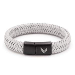 Vertig Magnetic Leather Bracelet Grey