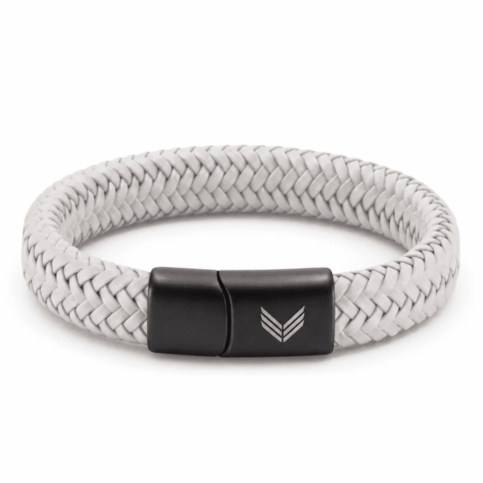 Vertig Magnetic Leather Bracelet Grey