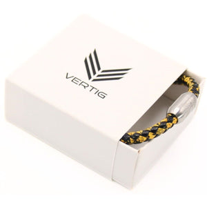 Vertig Magnetic Leather Bracelet Vintage Yellow