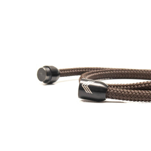 VERTIG Coral Brown Magnetic Paracord Bracelet - VertigStore