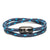 VERTIG Coral Blue Magnetic Paracord Bracelet - VertigStore