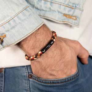 Vertig Leather Bracelet Multicolor